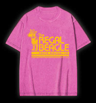 The REGAL BEAGLE Vintage Washed 100% Cotton T-Shirt