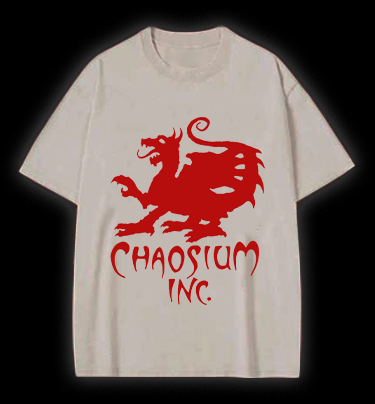 Cool Dragon Vibe Vintage Washed 100% Cotton T-Shirt