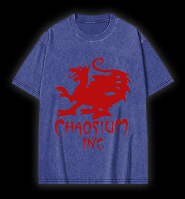 Cool Dragon Vibe Vintage Washed 100% Cotton T-Shirt