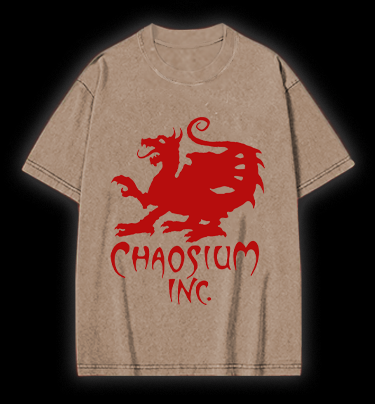 Cool Dragon Vibe Vintage Washed 100% Cotton T-Shirt