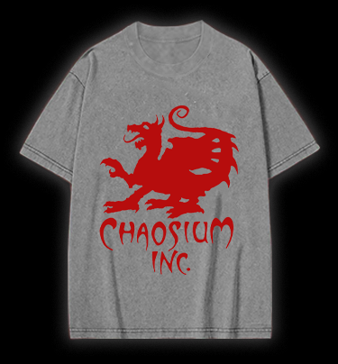 Cool Dragon Vibe Vintage Washed 100% Cotton T-Shirt