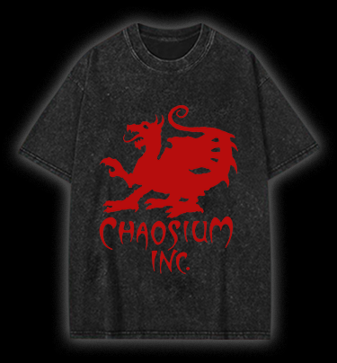 Cool Dragon Vibe Vintage Washed 100% Cotton T-Shirt