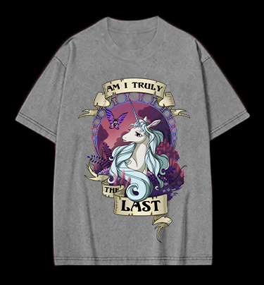The Last Unicorn Fantasy Vintage Washed 100% Cotton T-Shirt
