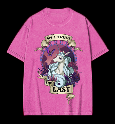 The Last Unicorn Fantasy Vintage Washed 100% Cotton T-Shirt