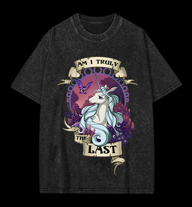 The Last Unicorn Fantasy Vintage Washed 100% Cotton T-Shirt