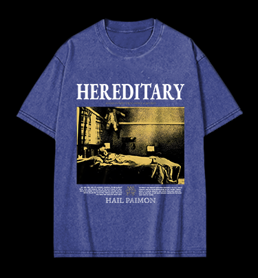 Hereditary Hail Pamon Vintage Washed 100% Cotton T-Shirt