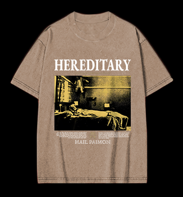 Hereditary Hail Pamon Vintage Washed 100% Cotton T-Shirt