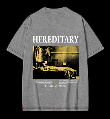 Hereditary Hail Pamon Vintage Washed 100% Cotton T-Shirt