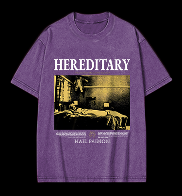 Hereditary Hail Pamon Vintage Washed 100% Cotton T-Shirt