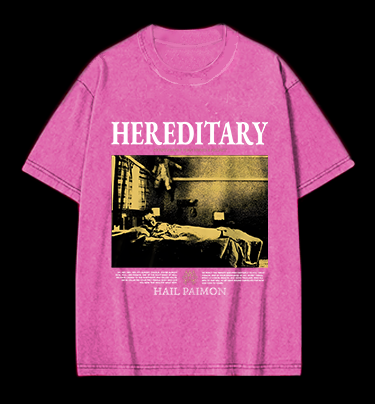 Hereditary Hail Pamon Vintage Washed 100% Cotton T-Shirt
