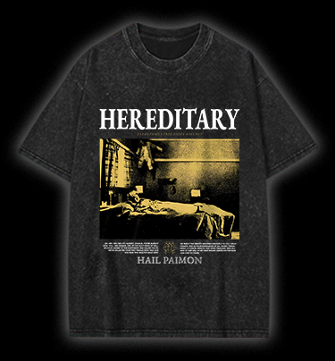 Hereditary Hail Pamon Vintage Washed 100% Cotton T-Shirt