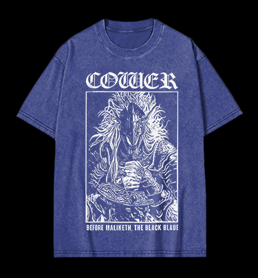 Cotier - Maliketh the Black Blade Vintage Washed 100% Cotton T-Shirt