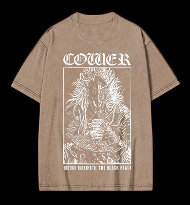 Cotier - Maliketh the Black Blade Vintage Washed 100% Cotton T-Shirt