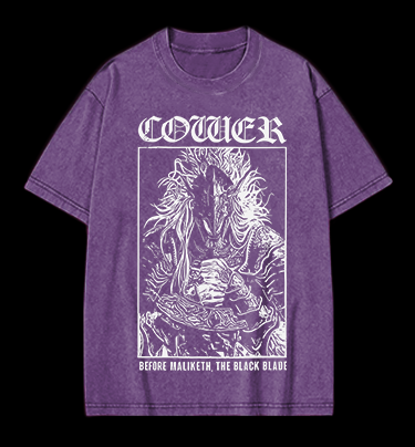 Cotier - Maliketh the Black Blade Vintage Washed 100% Cotton T-Shirt