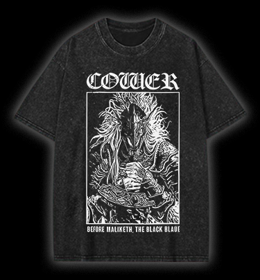 Cotier - Maliketh the Black Blade Vintage Washed 100% Cotton T-Shirt