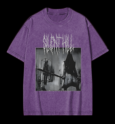 Silent Hill Vintage Washed 100% Cotton T-Shirt