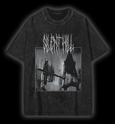 Silent Hill Vintage Washed 100% Cotton T-Shirt