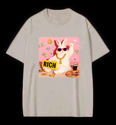 Punk Raccoon Vintage Washed 100% Cotton T-Shirt