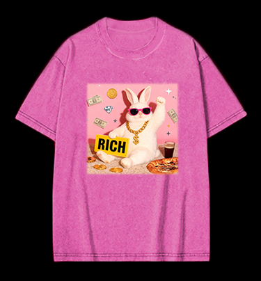 Punk Raccoon Vintage Washed 100% Cotton T-Shirt