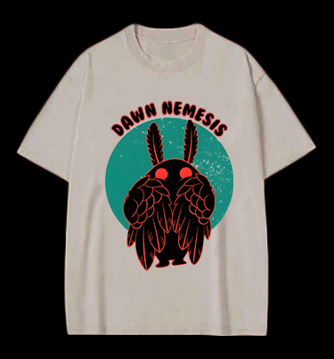 Rabbit Winged Vintage Washed 100% Cotton T-Shirt