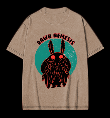 Rabbit Winged Vintage Washed 100% Cotton T-Shirt