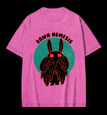 Rabbit Winged Vintage Washed 100% Cotton T-Shirt