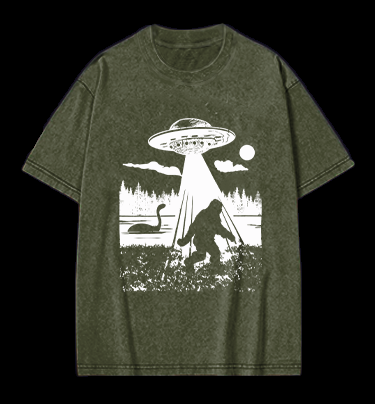 Cryptid Vintage Washed 100% Cotton T-Shirt