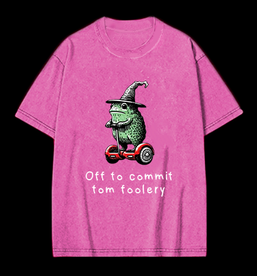 Frog's Tomfoolery Adventure  Vintage Washed 100% Cotton T-Shirt