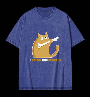 Meow Meow Madafakas Cat Vintage Washed 100% Cotton T-Shirt