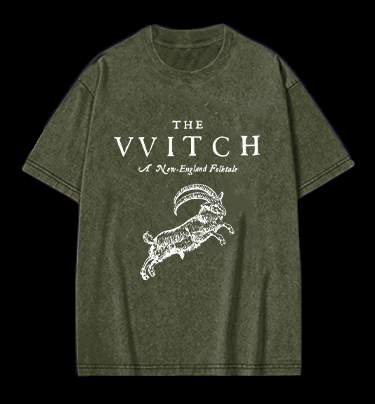 The VVITCH  Vintage Washed 100% Cotton T-Shirt