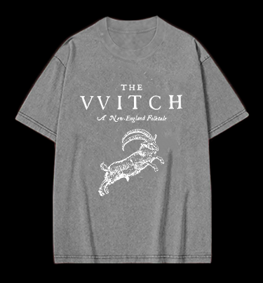 The VVITCH  Vintage Washed 100% Cotton T-Shirt
