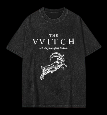 The VVITCH  Vintage Washed 100% Cotton T-Shirt