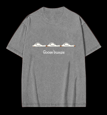 Goose bumps Vintage Washed 100% Cotton T-Shirt