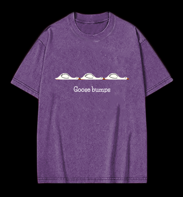 Goose bumps Vintage Washed 100% Cotton T-Shirt