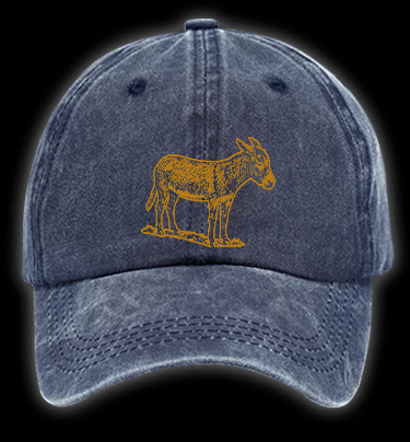 All I Need Is This Donkey Horse Vintage Washed 100% Cotton Baseball Hat - TheDrunkShark