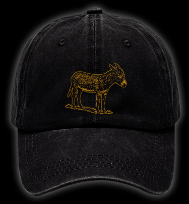 All I Need Is This Donkey Horse Vintage Washed 100% Cotton Baseball Hat - TheDrunkShark