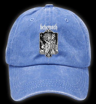 Behemoth Dark Metal Design Vintage Washed 100% Cotton Baseball Hat - TheDrunkShark