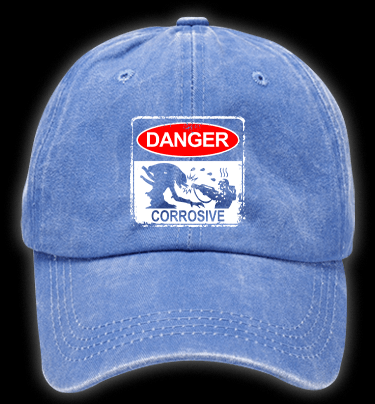  Beware Of Xenomorph  Vintage Washed 100% Cotton Baseball Hat - TheDrunkShark