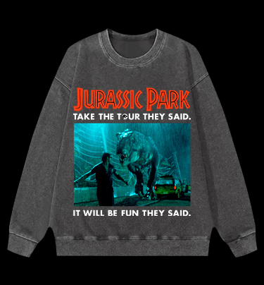 Beware Of Xenomorph Vintage Washed 100% Cotton Sweatshirt - TheDrunkShark