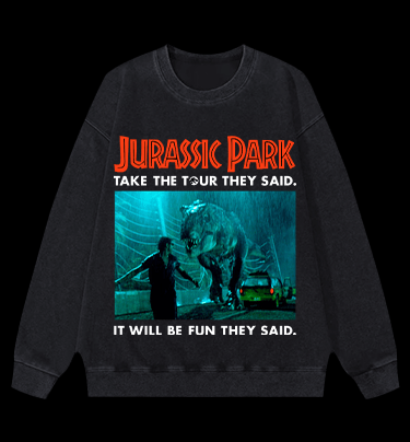 Beware Of Xenomorph Vintage Washed 100% Cotton Sweatshirt - TheDrunkShark