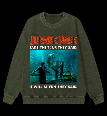 Beware Of Xenomorph Vintage Washed 100% Cotton Sweatshirt - TheDrunkShark