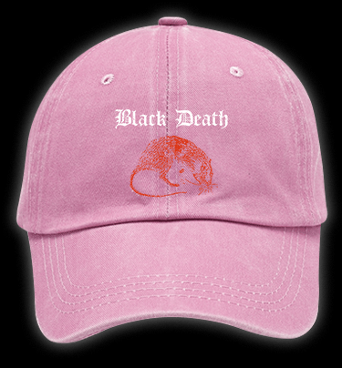 Black Death Mouse Vintage Washed 100% Cotton Baseball Hat - TheDrunkShark