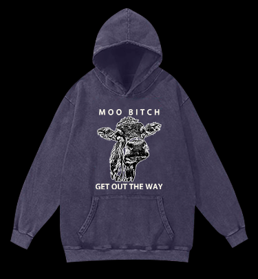 Black Death Mouse Vintage Washed 100% Cotton Hoodie - TheDrunkShark