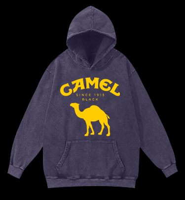Canel Vintage Washed 100% Cotton Hoodie - TheDrunkShark
