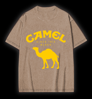 Canel Vintage Washed 100% Cotton T-Shirt - TheDrunkShark