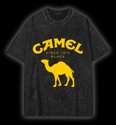 Canel Vintage Washed 100% Cotton T-Shirt - TheDrunkShark