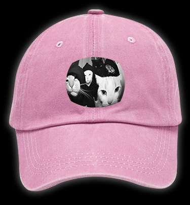 Cats Open Door Fun Vintage Washed 100% Cotton Baseball Hat - TheDrunkShark