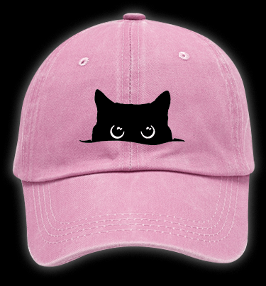 Cat??¡ê¡ès Silent Watch Vintage Washed 100% Cotton Baseball Hat - TheDrunkShark