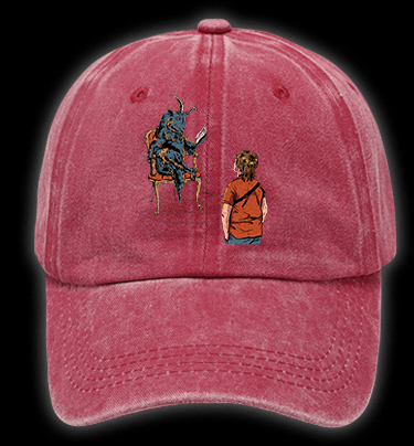 Dark Humor Soul Exchange Vintage Washed 100% Cotton Baseball Hat - TheDrunkShark