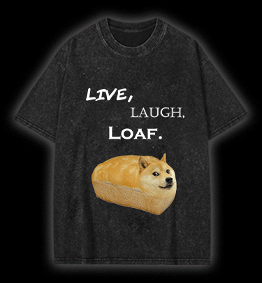 Doge Bread Vintage Washed 100% Cotton T-Shirt - TheDrunkShark